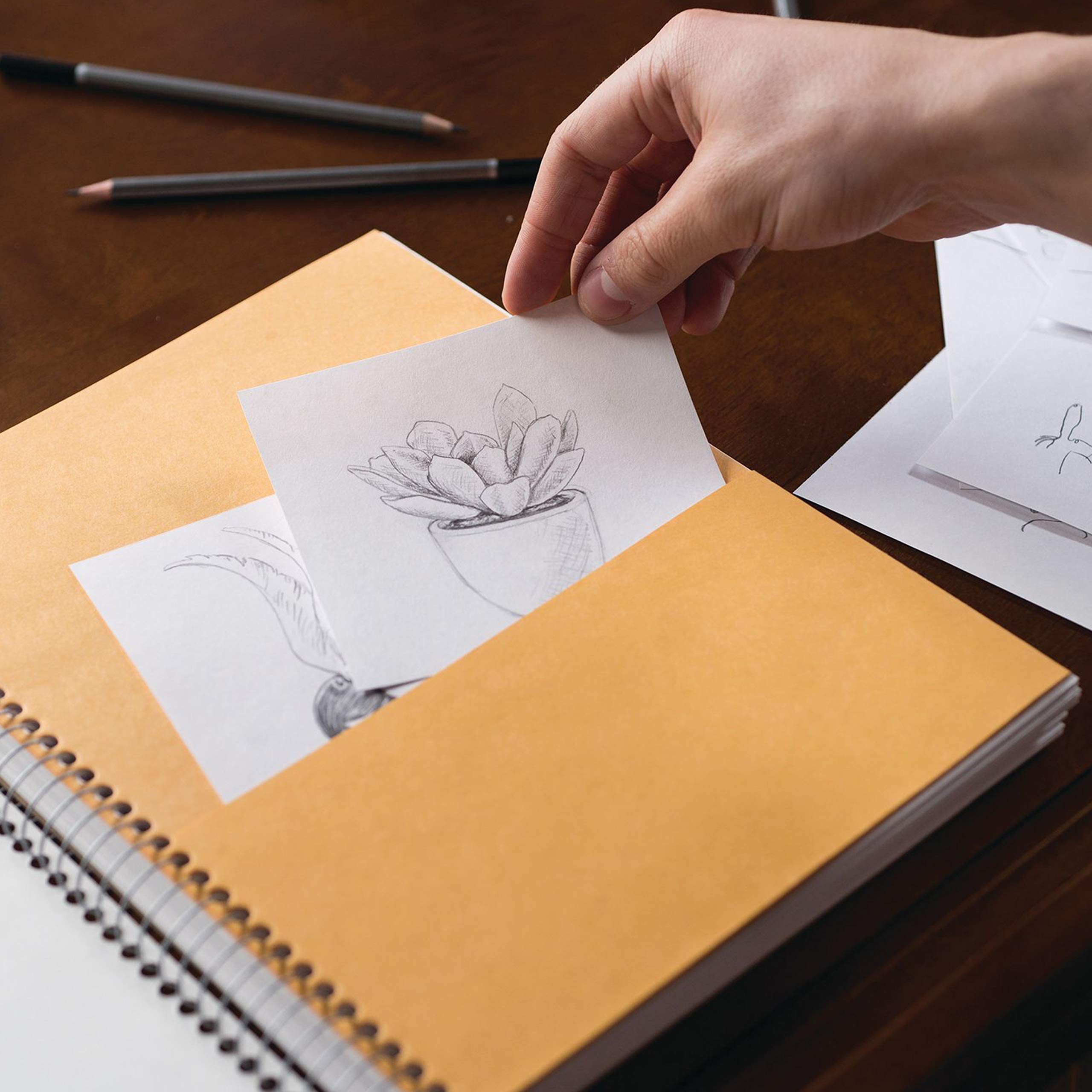 Derwent Academy Heavyweight Sketchbook, 11 in. x 8-1/2 in., 70 sheets - Image 4