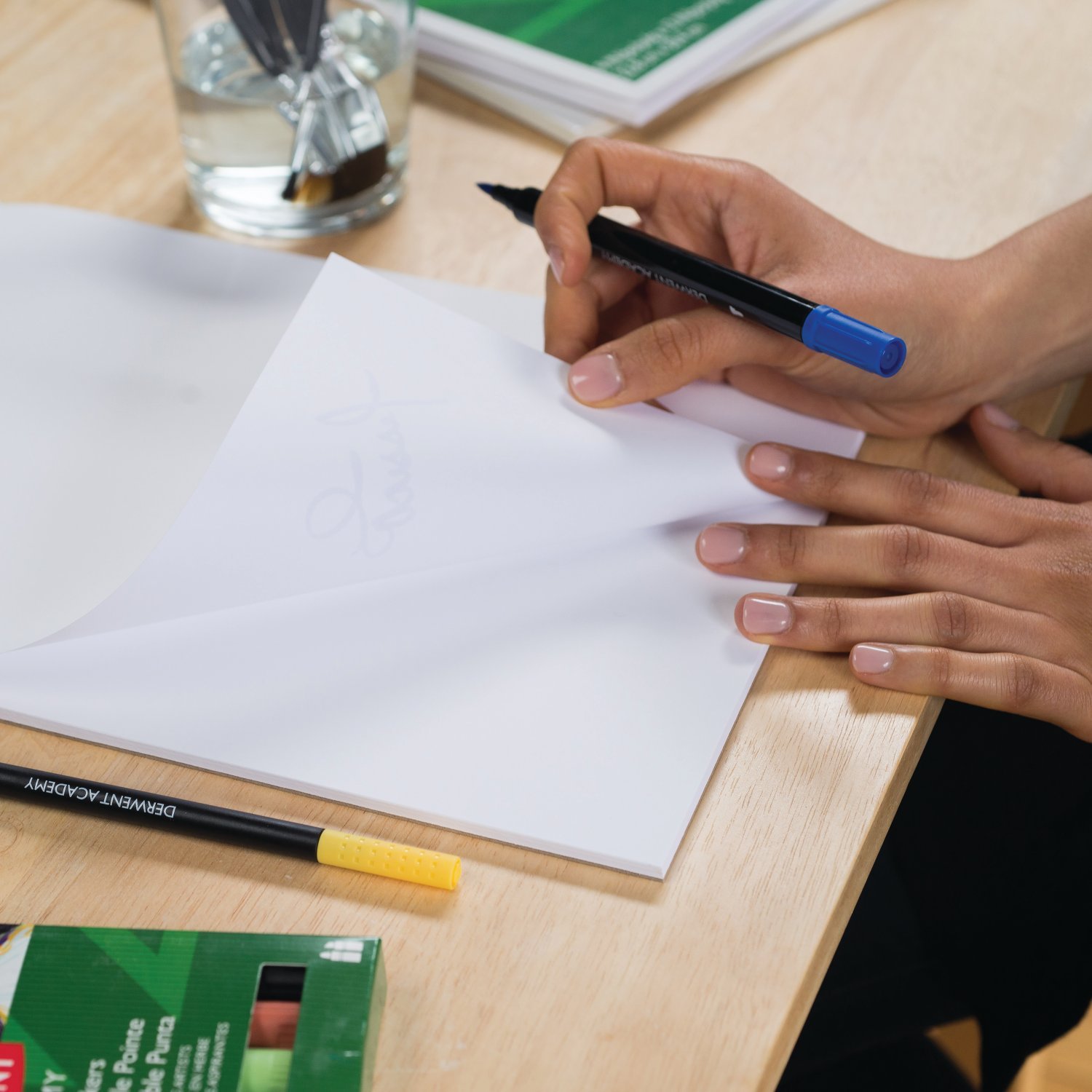 Derwent Academy Marker Paper Pad, 40 Sheets, 9" x 12", Heavyweight (54988) - Image 6