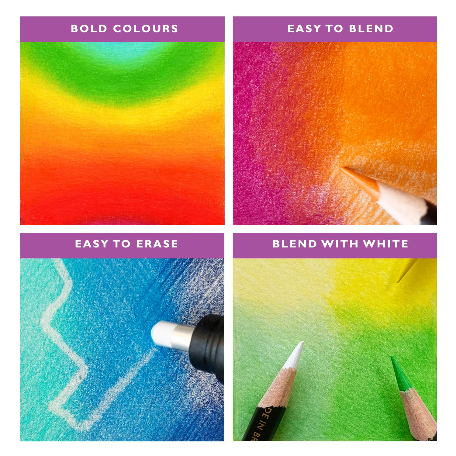 Derwent Chromaflow Pencils, Set of 150 in Tin, 3.5mm Round Core, Premium Core Strength, Blendable with Smooth Texture, Ideal for Drawing, Coloring & Layering, Professional Quality (2306263) - Image 7