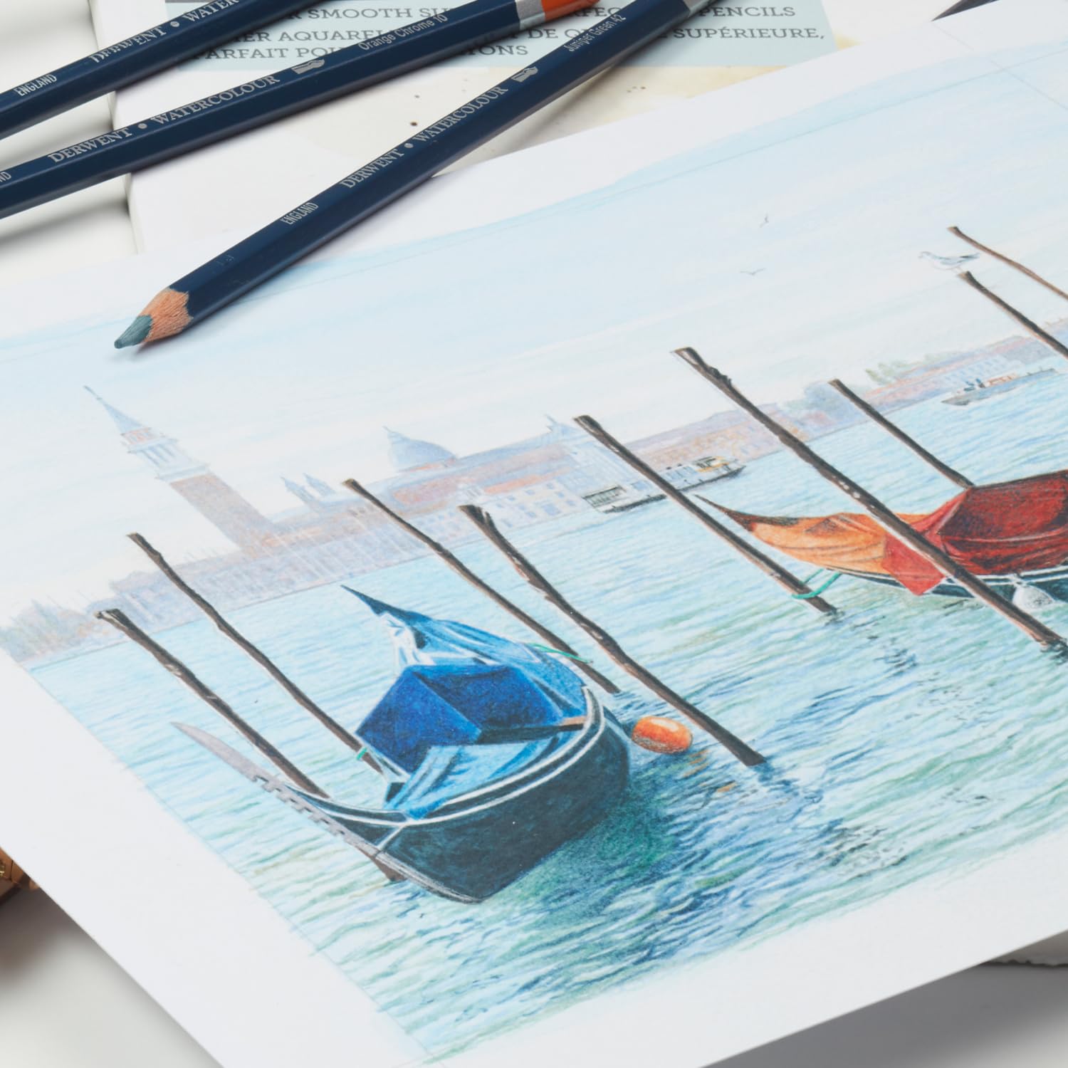 Derwent Colored Pencils, WaterColour, Water Color Pencils, Drawing, Art, Wooden Box, 72 Count (32891) - Image 10