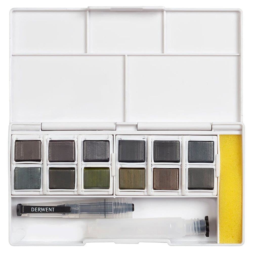 Derwent Graphitint Paint 12 Pan Palette - Image 3