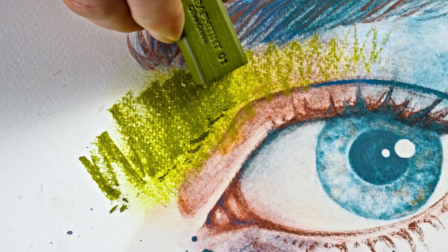 Derwent Graphitint XL Blocks 6 Tin, Set of 6, 60mm Extra-Large Block, Water-soluble, Ideal for Sketching, Drawing and Expressive Mark Making, Professional Quality (2306175) - Image 7