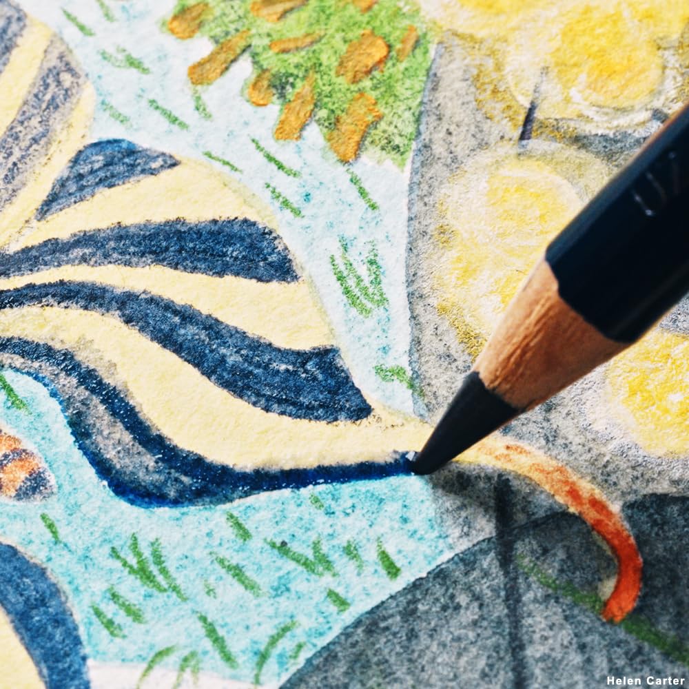 Derwent Colored Pencils, Inktense Ink Pencils, Drawing, Art, Pack, 6 Count (0700927) (Renewed) - Image 7