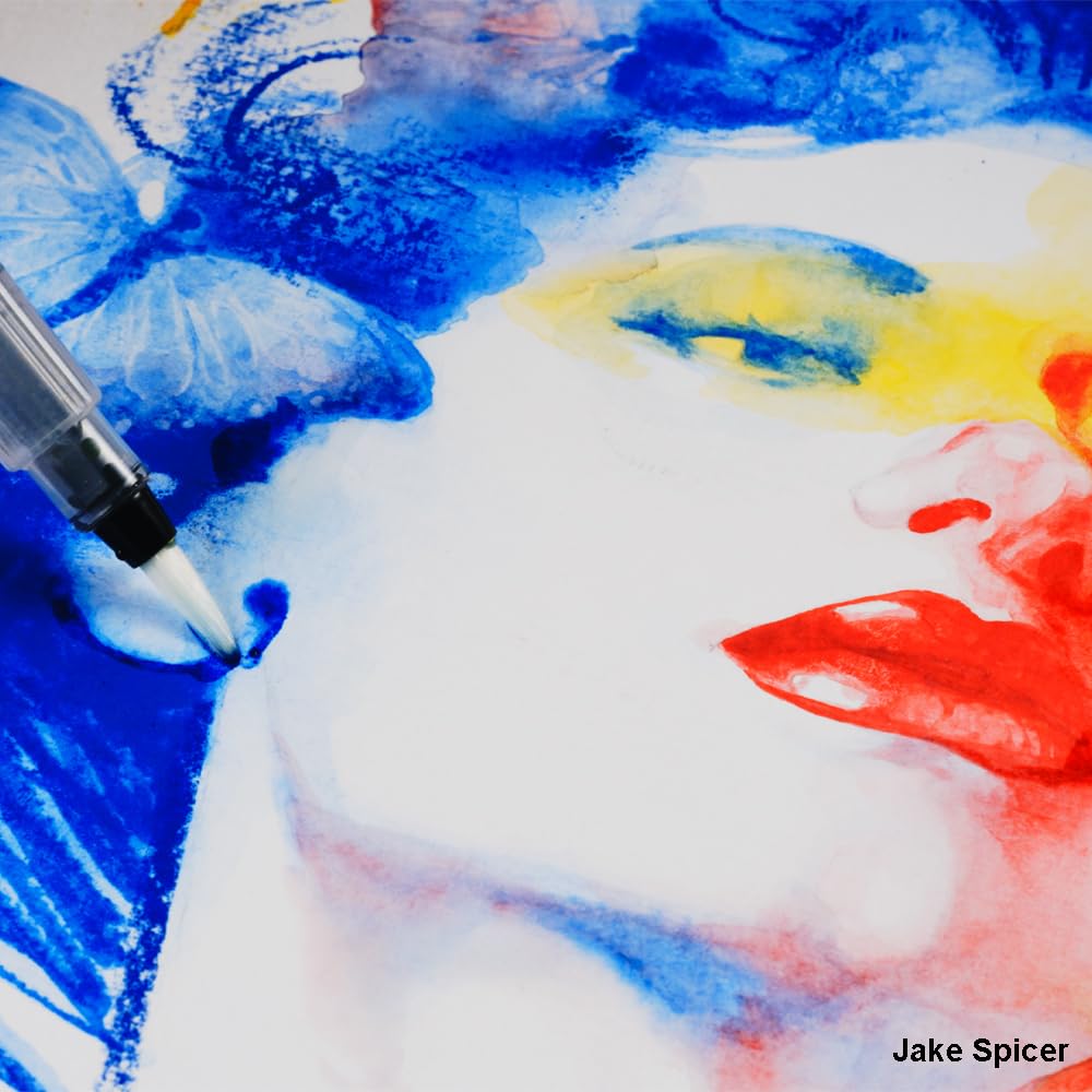 Derwent Inktense XL Blocks 6 Tin, Set of 6, 60mm Extra-Large Block, Water-soluble, Ideal for Sketching, Drawing and Expressive Mark Making, Professional Quality (2306161) - Image 7