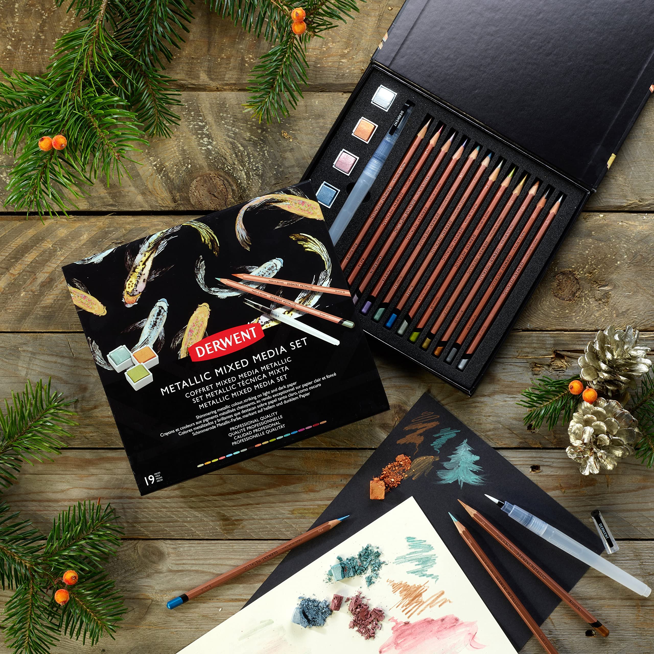 Derwent Metallic Mixed Media, 18 Pack (2305948) - Image 9