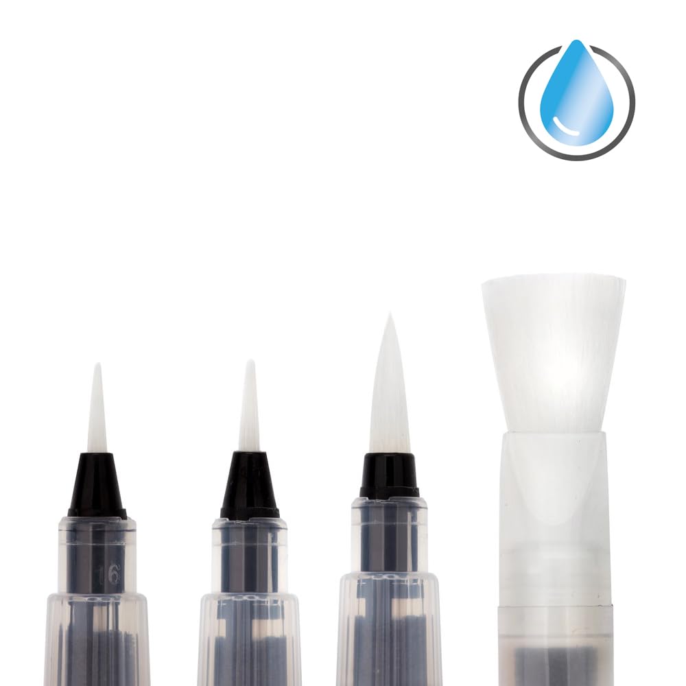 Derwent Push Button Waterbrush Assorted Set (2305816) - Image 4