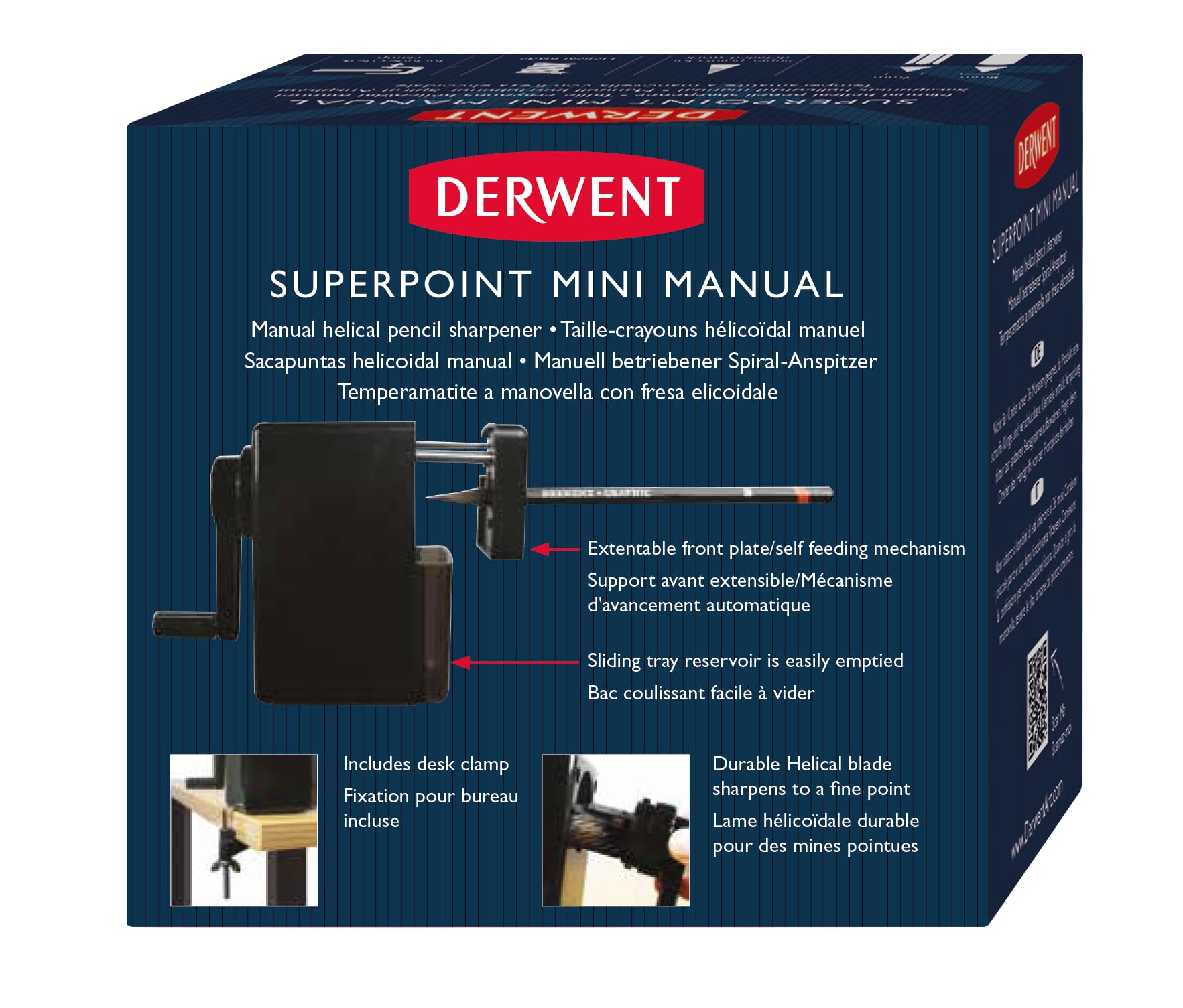 Derwent Super Point Mini Manual Pencil Sharpener (2302000) - Image 3